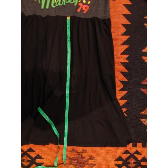 NEW Handmade Bob Marley Midi Dress. 3/4 Raglan Sleeve. Large/ XXL - Picture 8 of 16